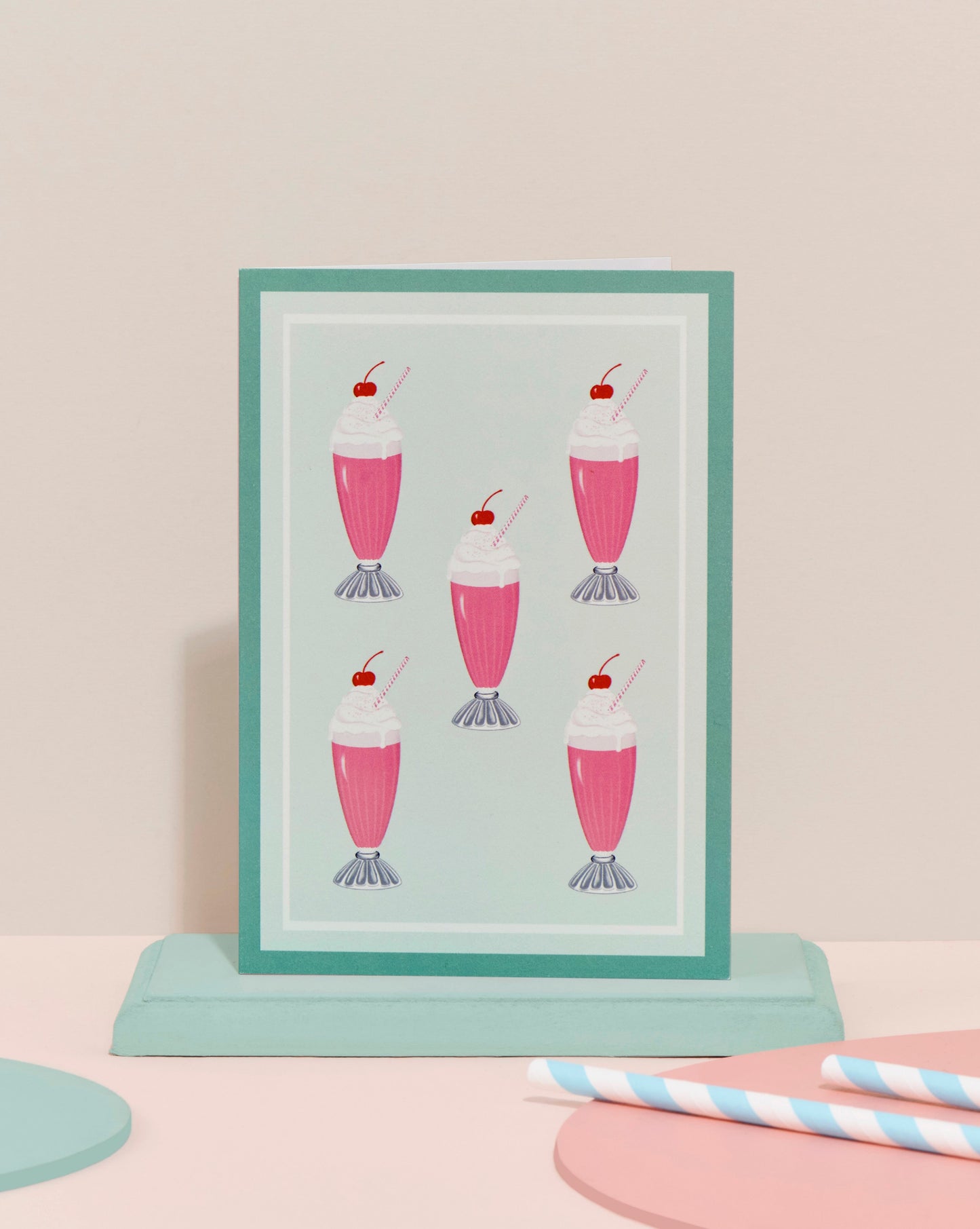 ‘Old fashioned shake’ card