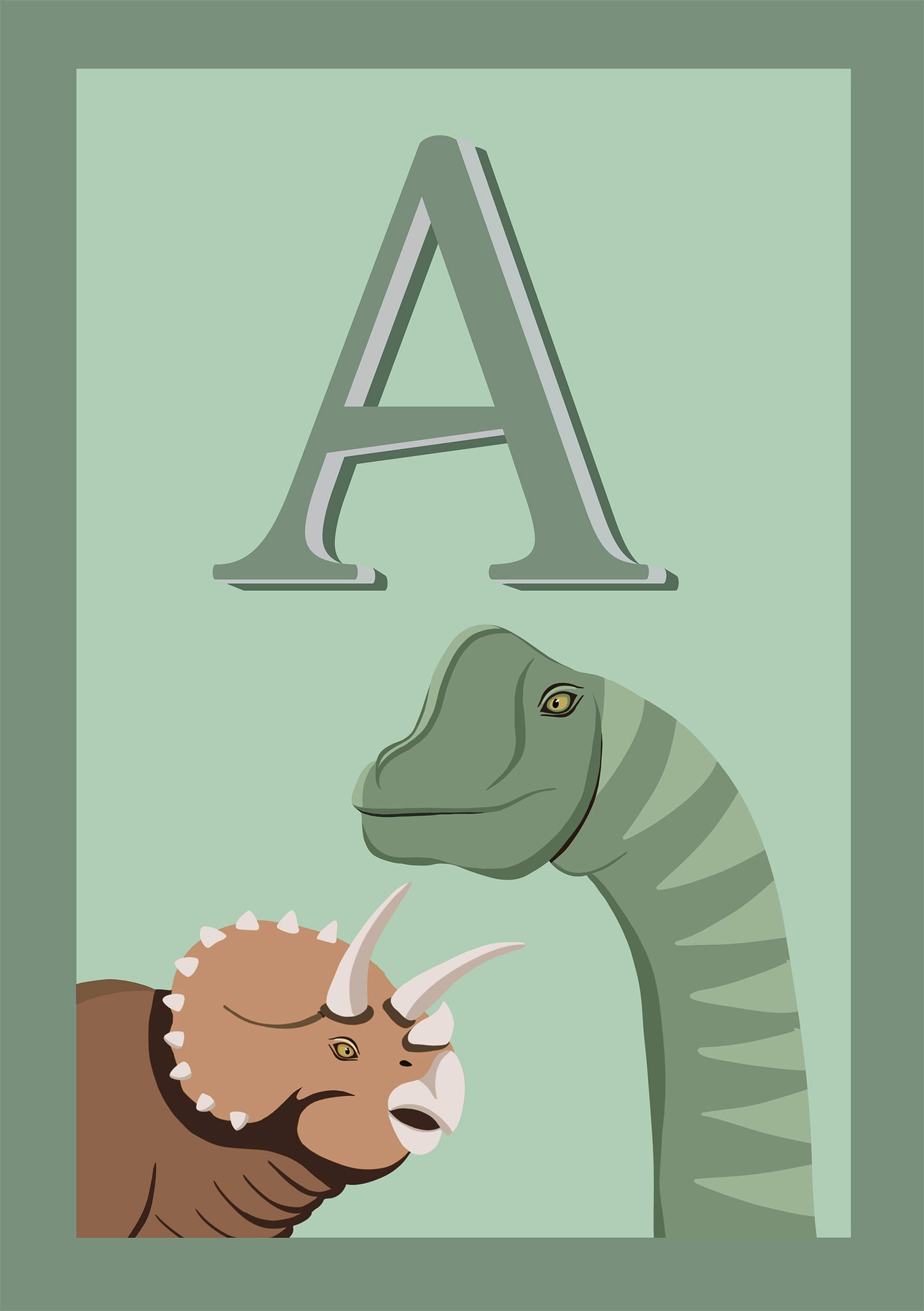 ‘Dino letter’ print