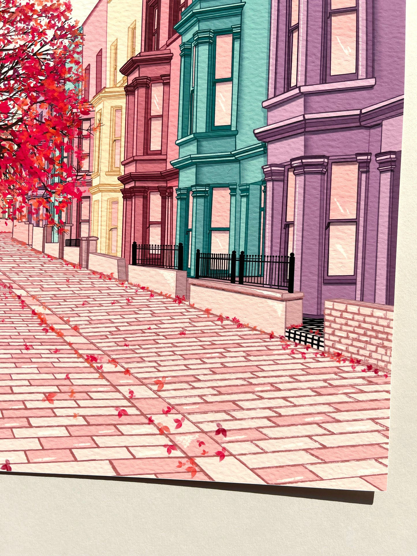 Notting Hill /Portobello road Print A4