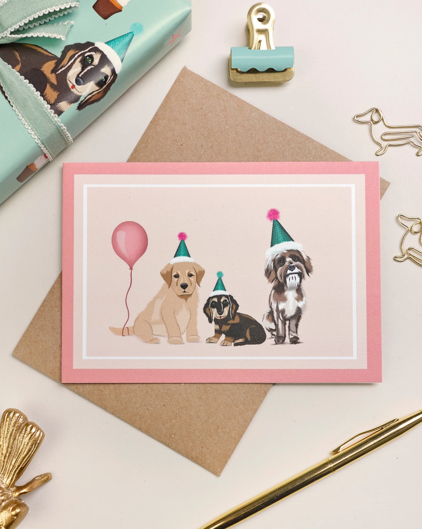 'Puppy Crew' card