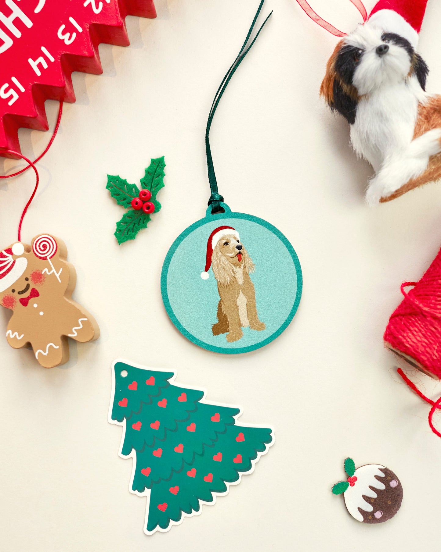 'Golden Spaniel' Christmas Ornament