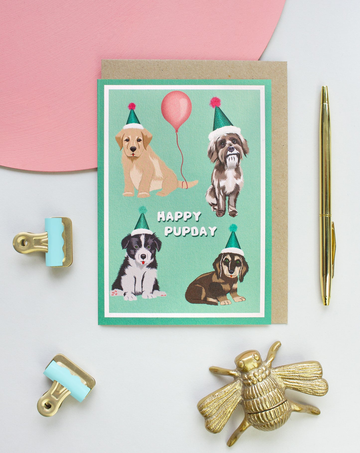 'Pupday' birthday card