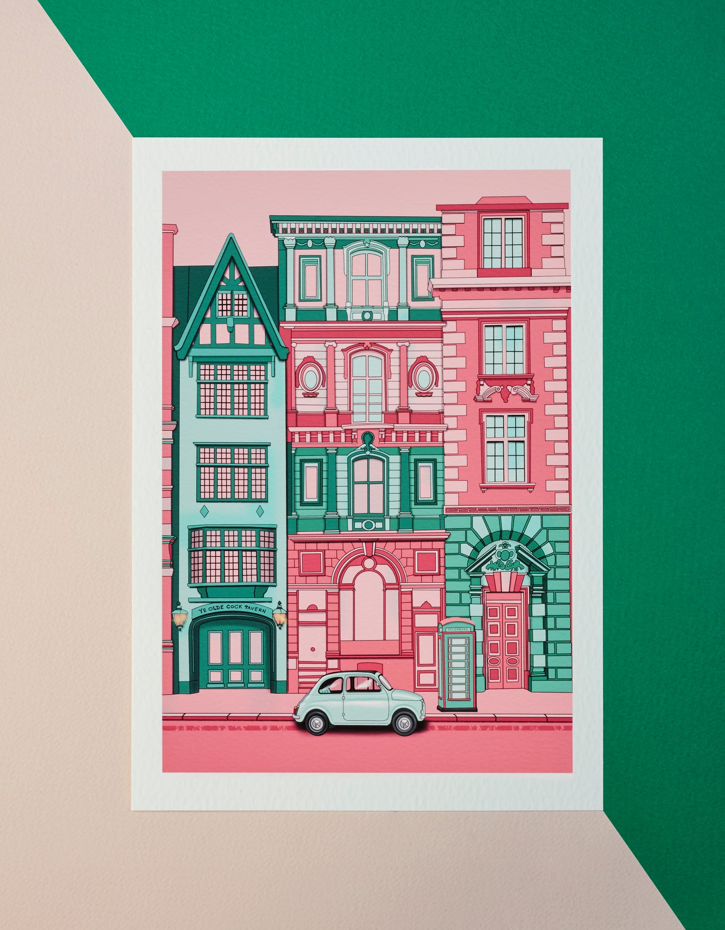 Fleet Street print A4