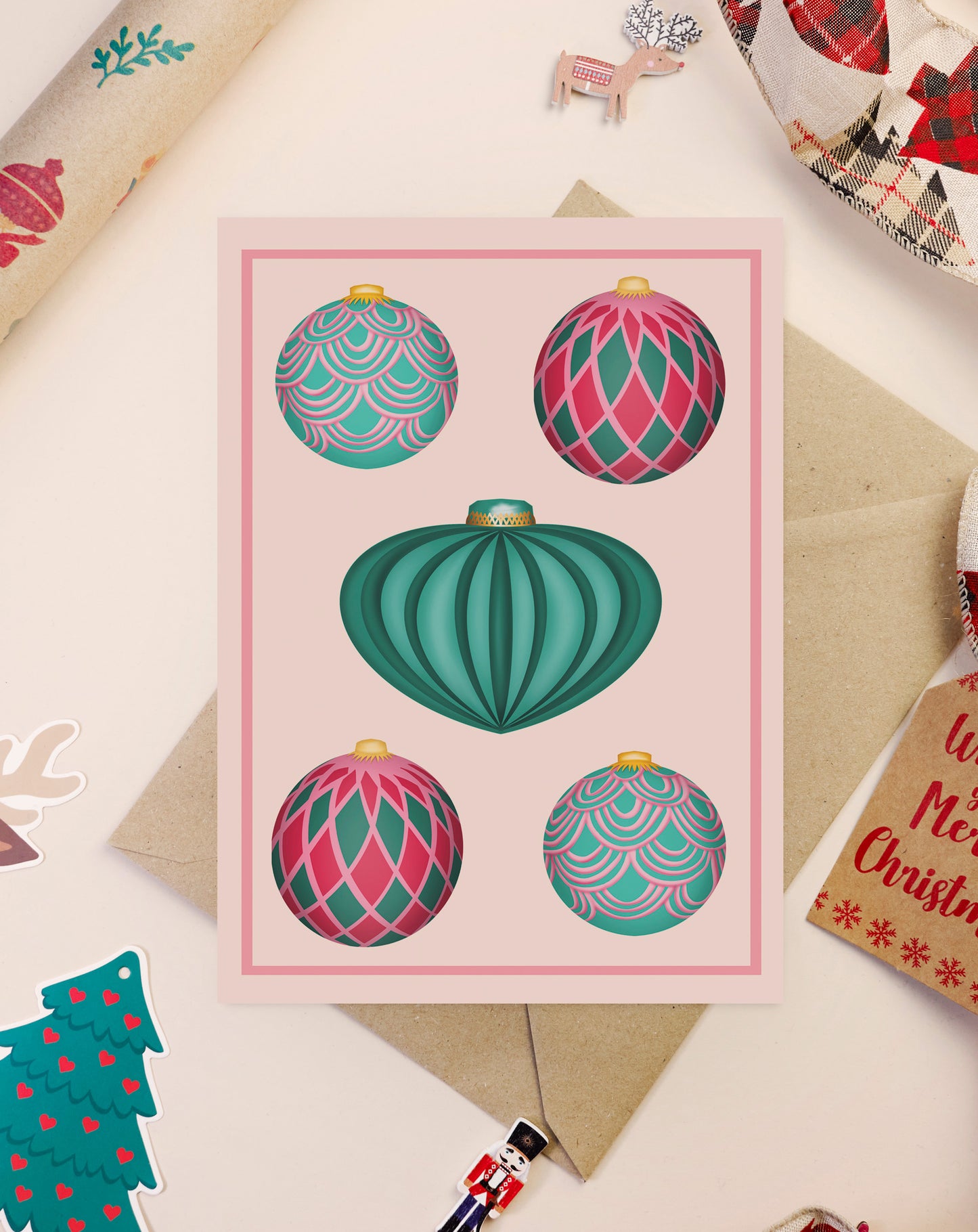 ‘Festive Bauble 2’ card