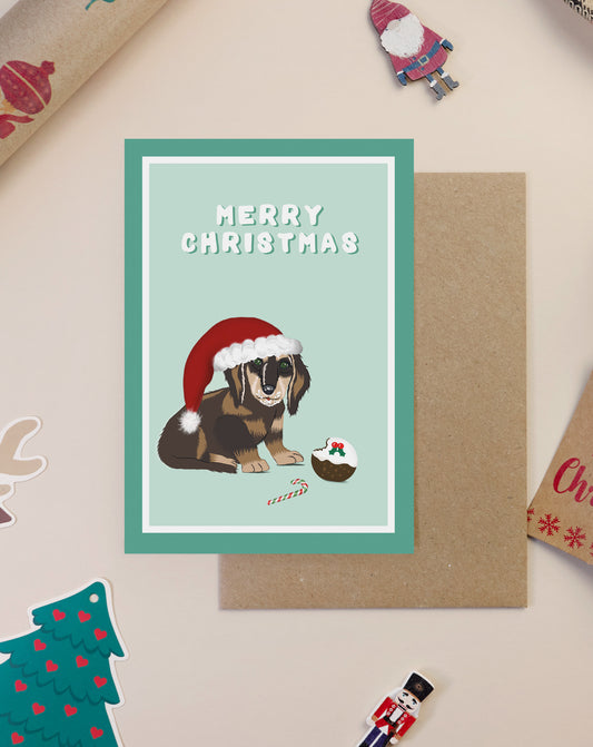 ‘Sausage seasons greetings’ card