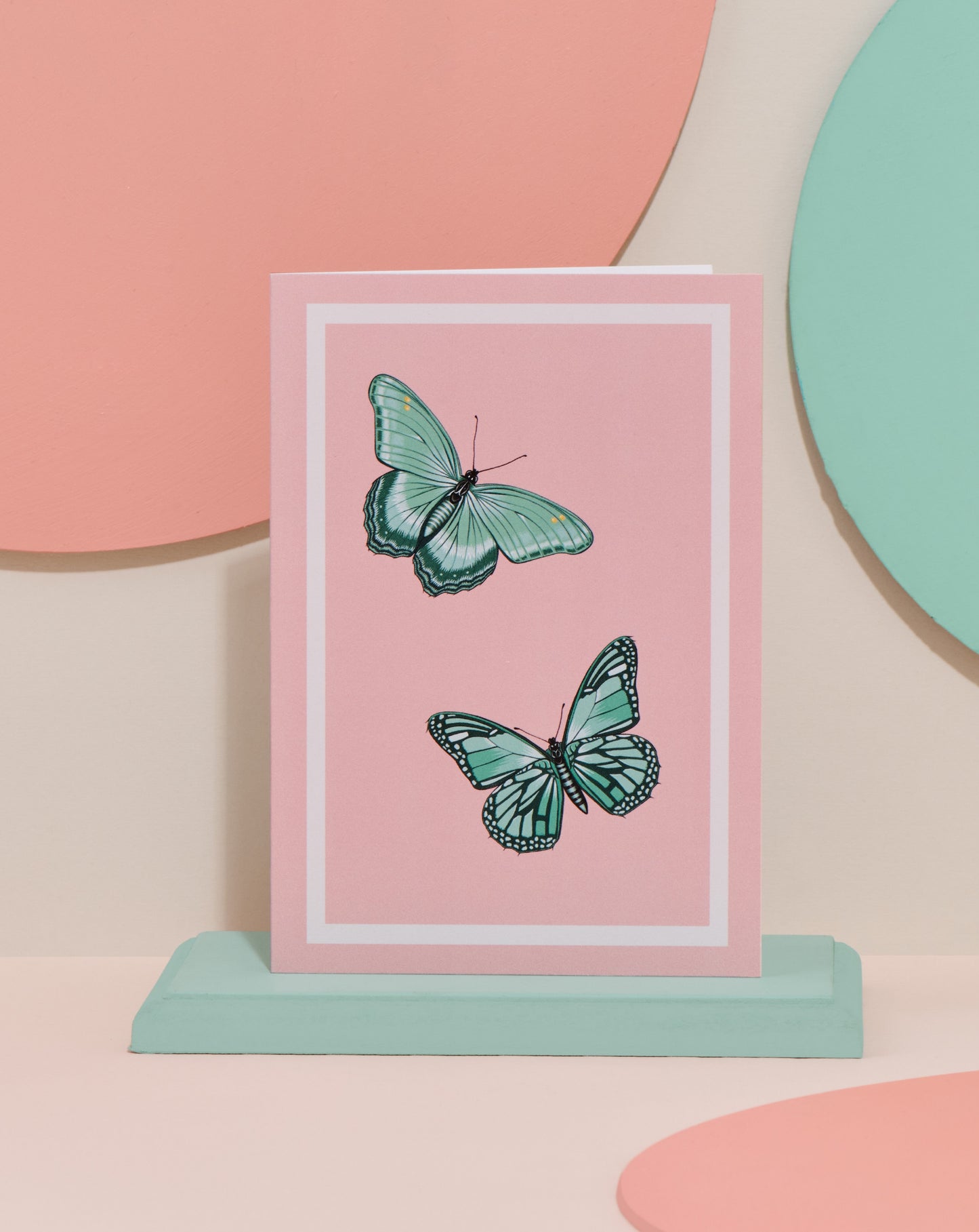 ‘Mint butterfly’ card