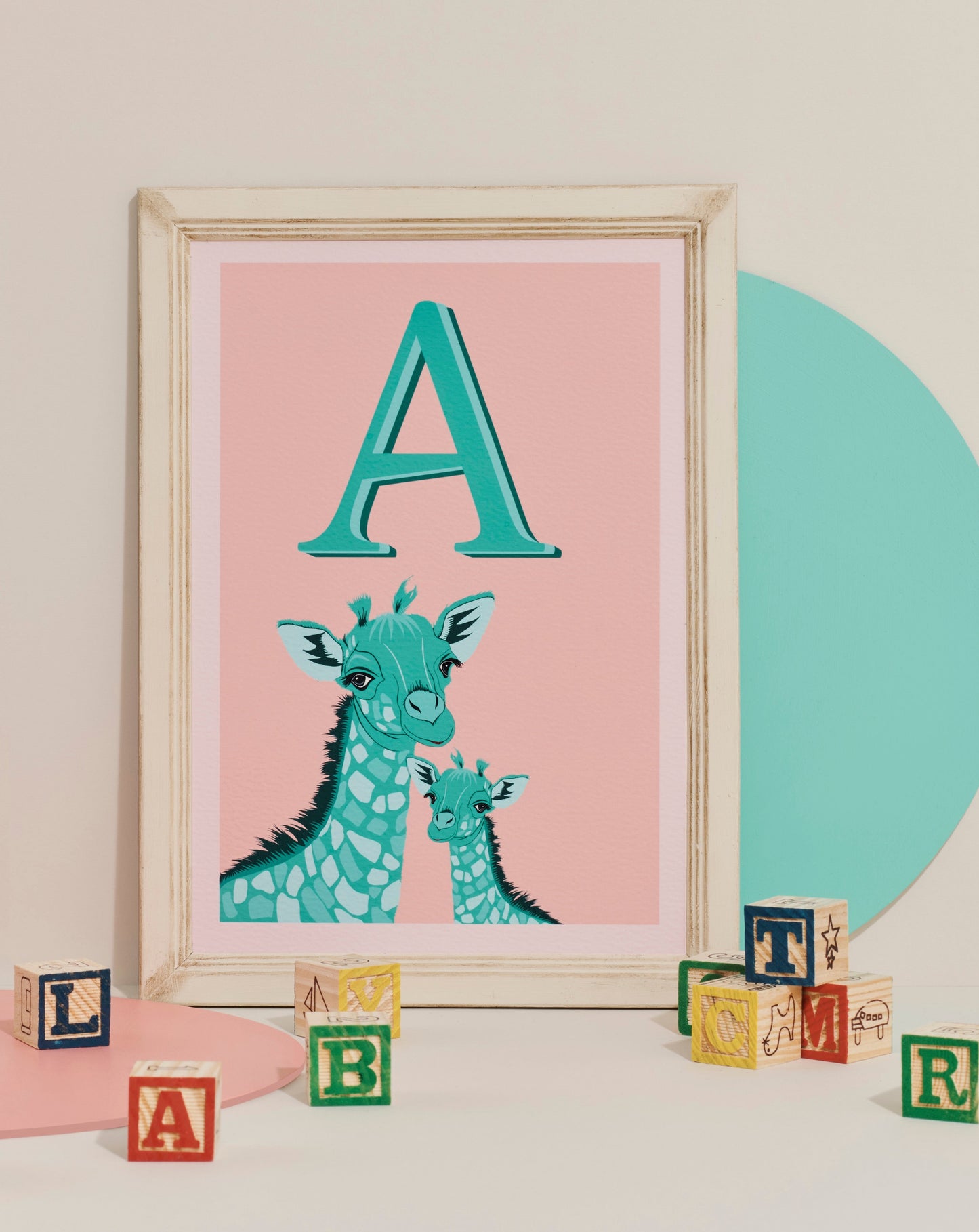 ‘Giraffe letter’ print