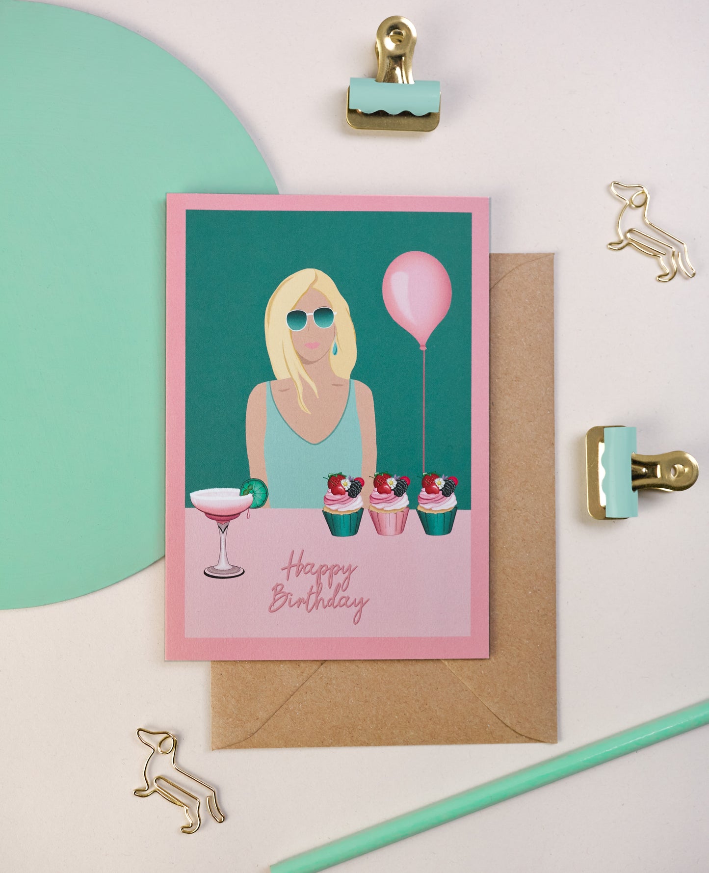 ‘Blue Lil’ birthday card