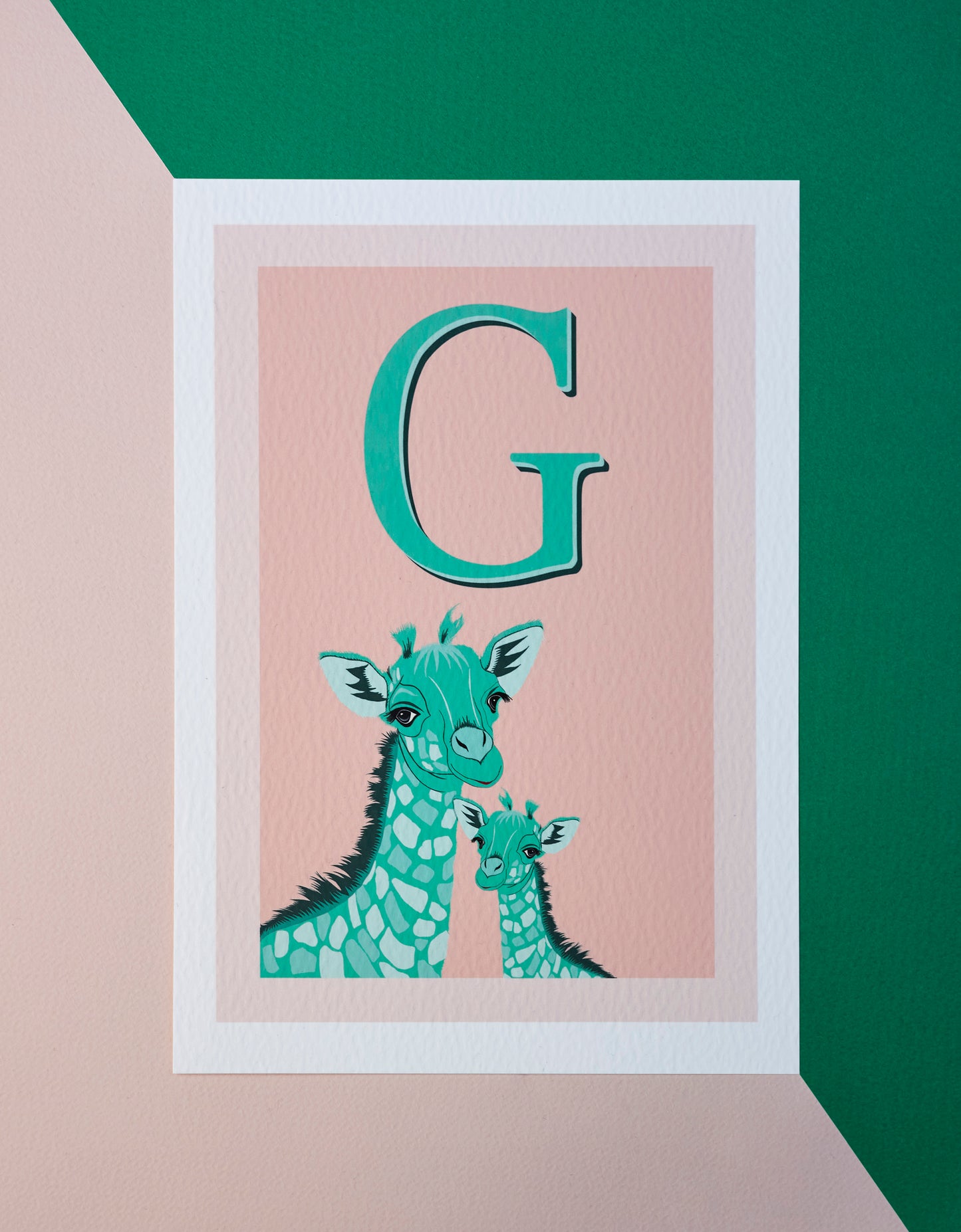 ‘Giraffe letter’ print