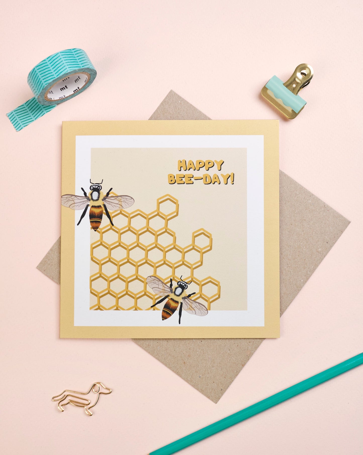 ‘Bee happy’ card