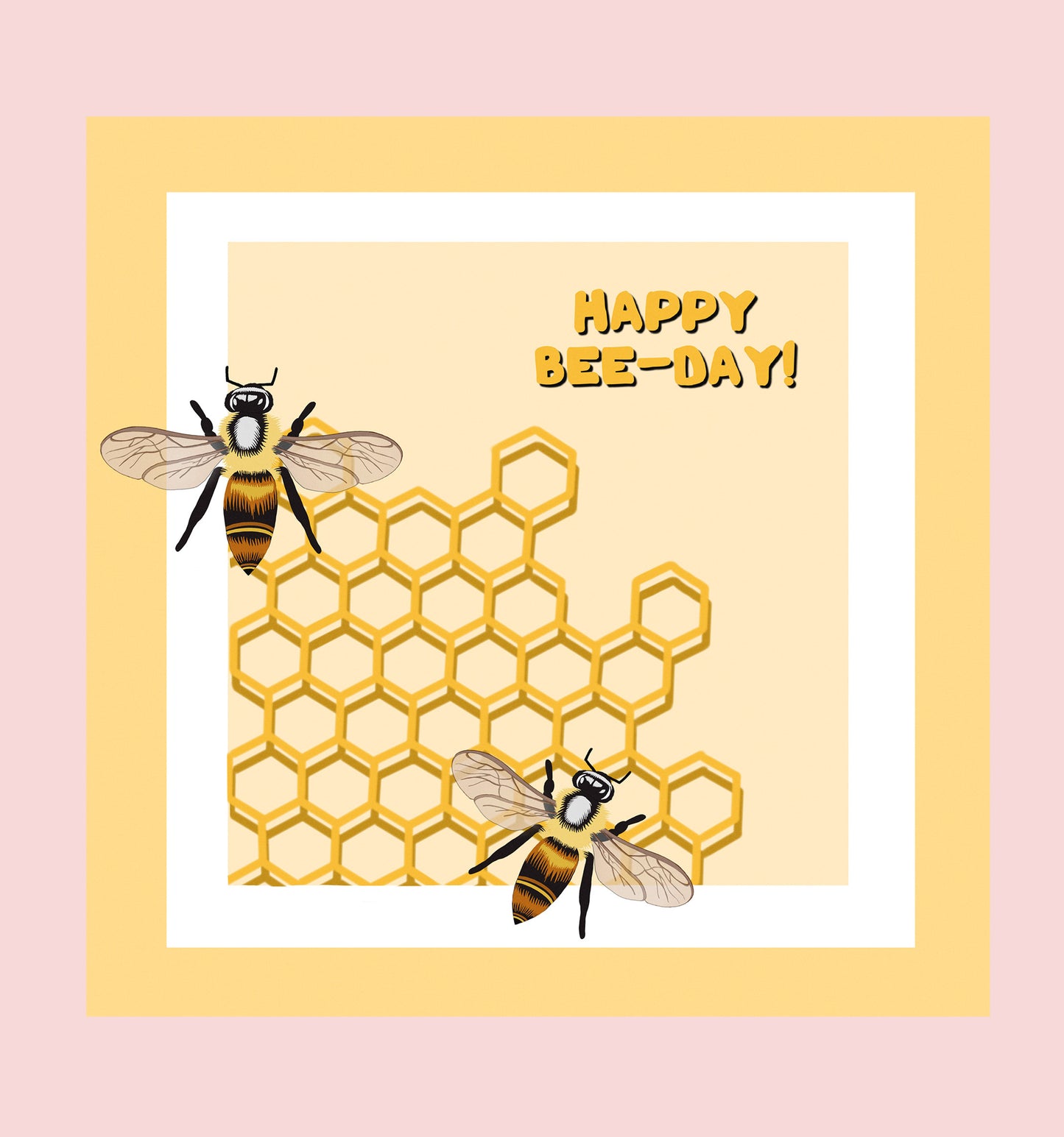 ‘Bee happy’ card