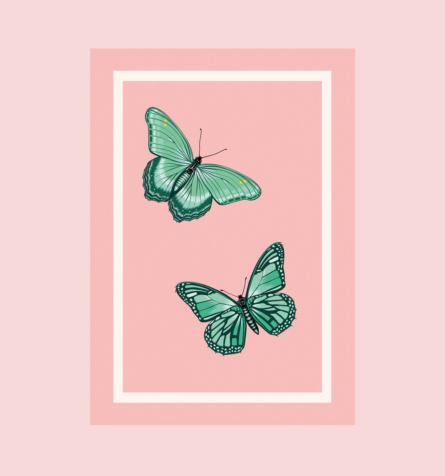 ‘Mint butterfly’ card