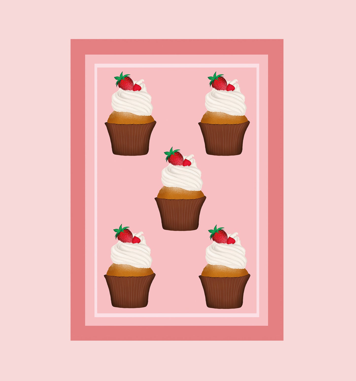 ‘Pink cupcake’ card