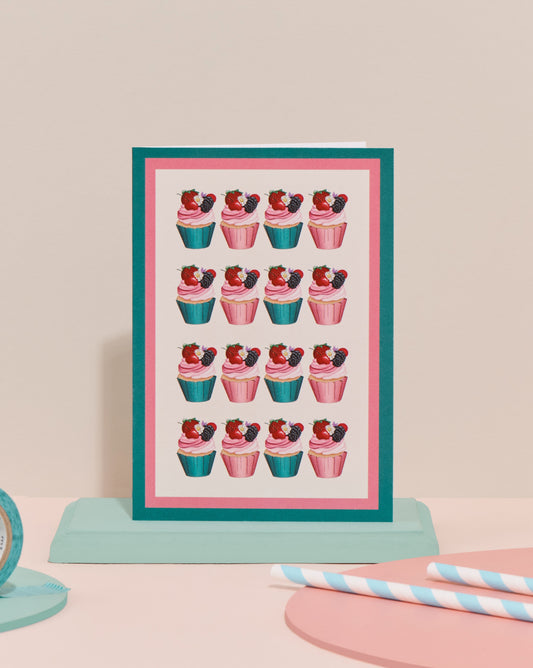 ‘Cupcake pattern’ card